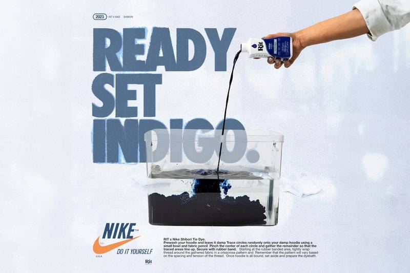 Nike and Rit Dye Reconnect for Shibori Tie-Dye Kit
