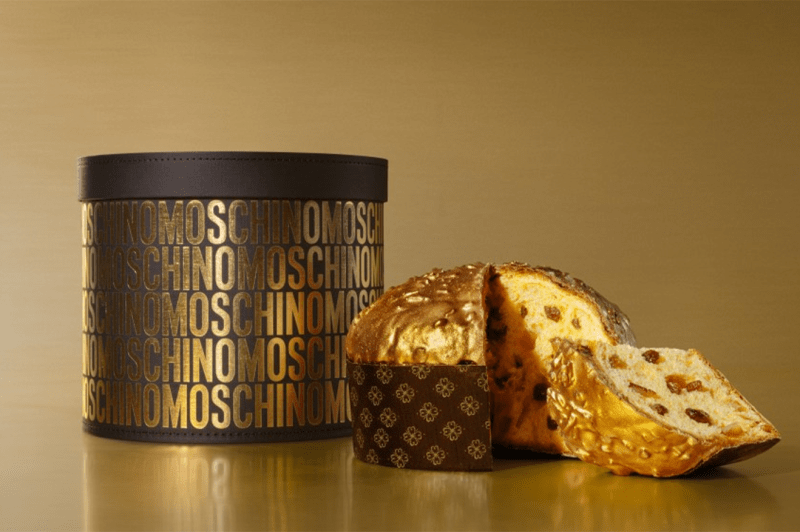 Moschino and Martesana Bake Golden Panettone for the Holiday Season