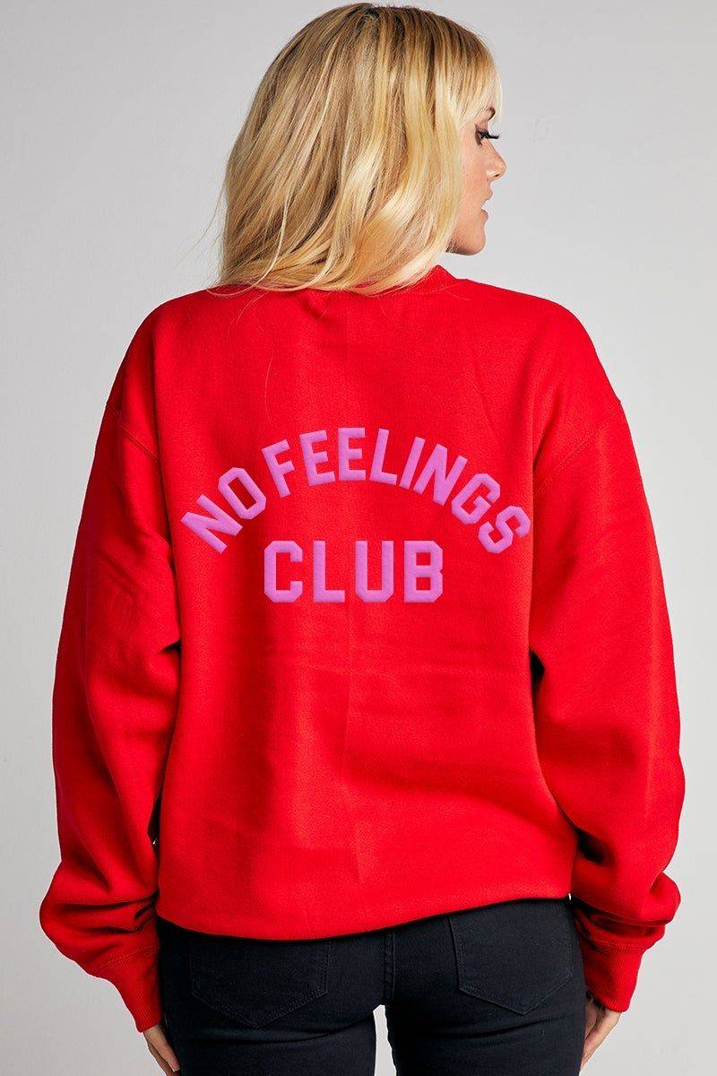 No Feelings Club Puff Oversized Crewneck